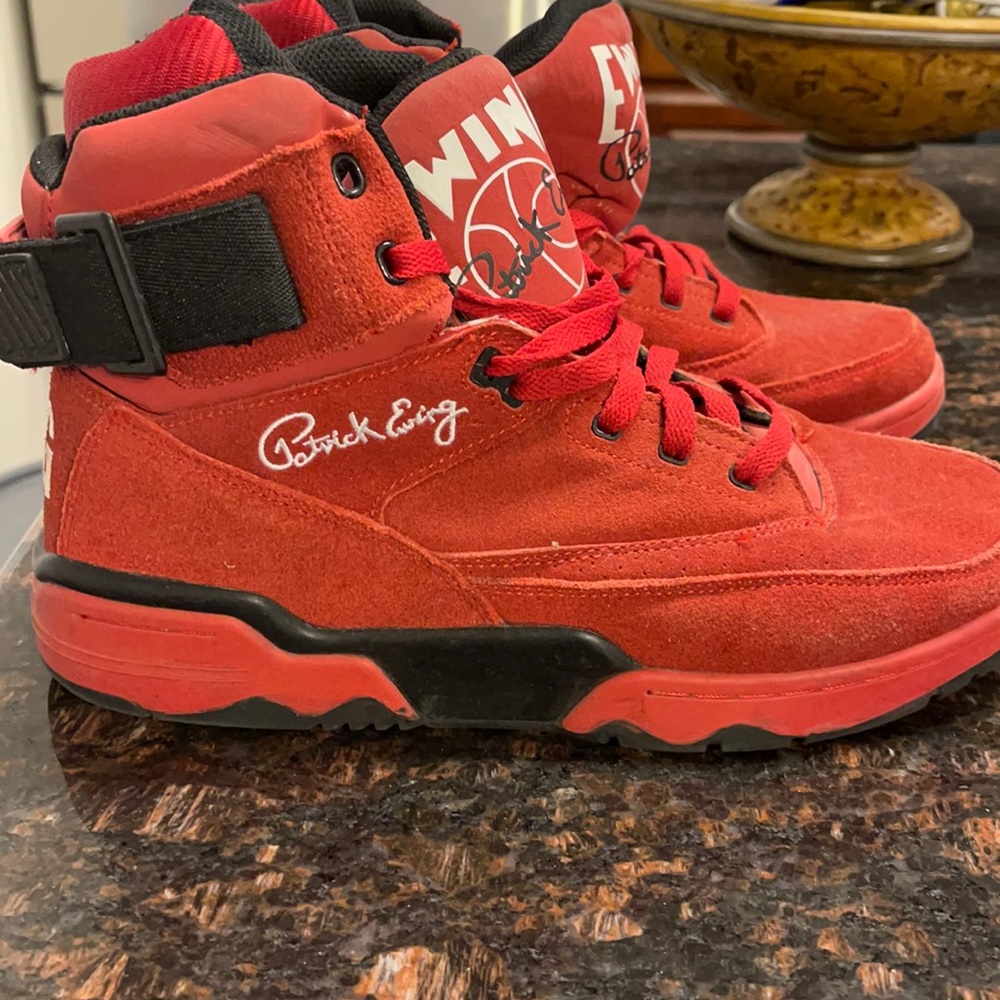 Patrick Ewing’s 33 HI Red Suede/White/Black OG
